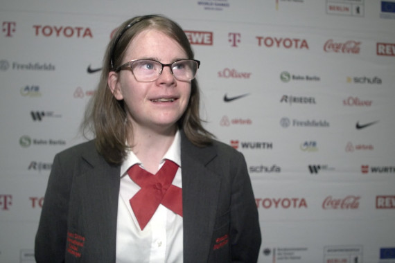 Im Interview spricht Hanna Atkinson, Sargent Shriver International Global Messenger, zum Abschluss der Special Olympics u.a. über die vergangenen Tage in Berlin und ihre Wünsche für die Zukunft.