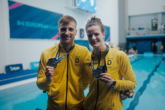 Elena Wassen und Alexander Lube gewinnen Silber