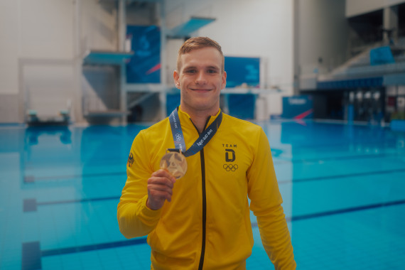 Im Interview spricht Wasserspringer Moritz Wesemann u.a. über seinen Gold-Erfolg im 3m-Springen und die Bedeutung des gesicherten Olympia-Quotenplatzes für das deutsche Team.