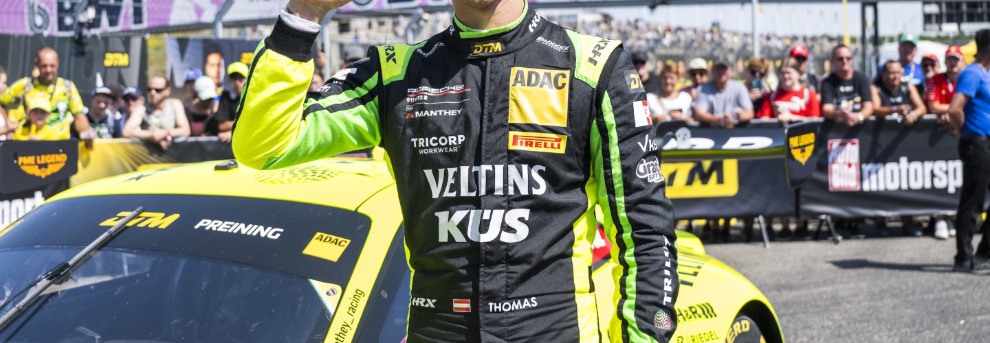In Hockenheim möchte Thomas Preining zum zweiten Mal die DTM gewinnen