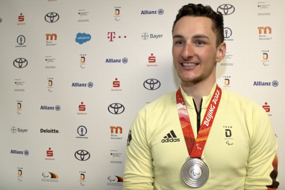 Interview mit Marco Maier nach seiner Silbermedaille im Langlauf-Sprint