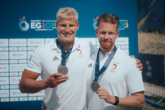 Felix Frank und Martin Hiller gewinnen Silber