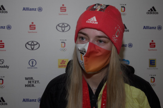 Hannah Neise hat sich mit 21 Jahren zur ersten deutschen Olympiasiegerin im Skeleton gekrönt. Im Interview spricht sie über ihren Erfolg.