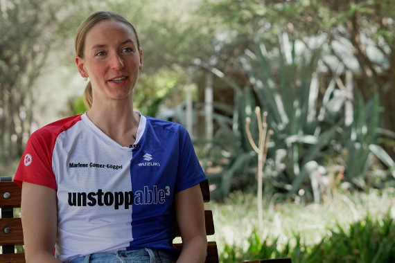 Im Interview spricht Marlene Gomez-Göggel u.a. über das Trainingslager in Namibia und ihre Leidenschaft zum Sport.