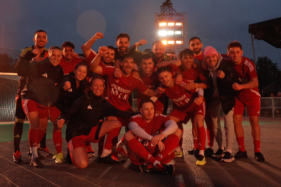 Schnittbilder der Fußball-Eventreihe "Lass Zocken" in Köln.